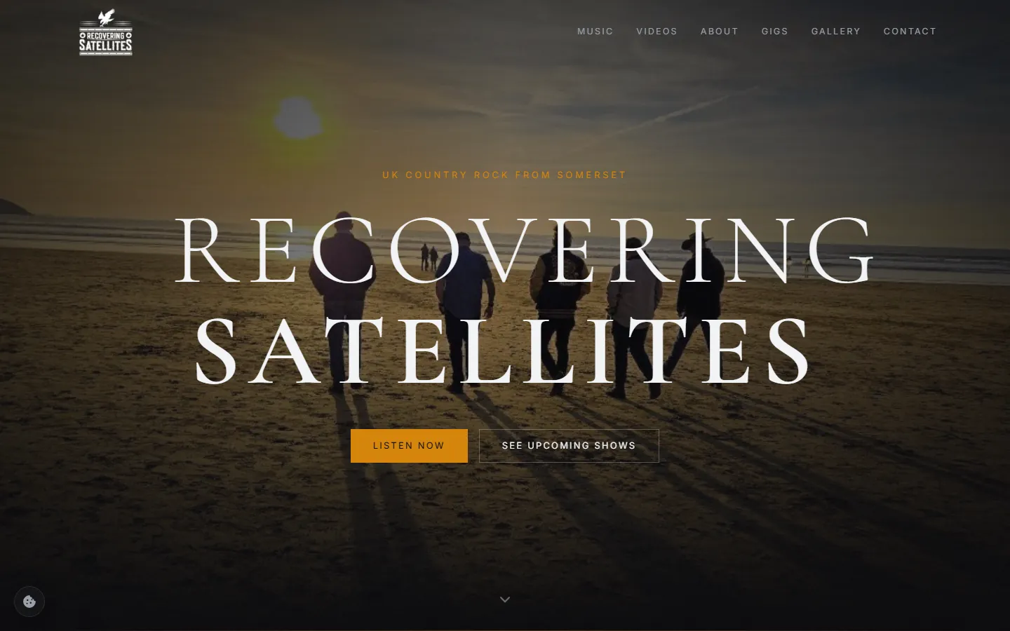 recovering-satellites.co.uk on a laptop screen